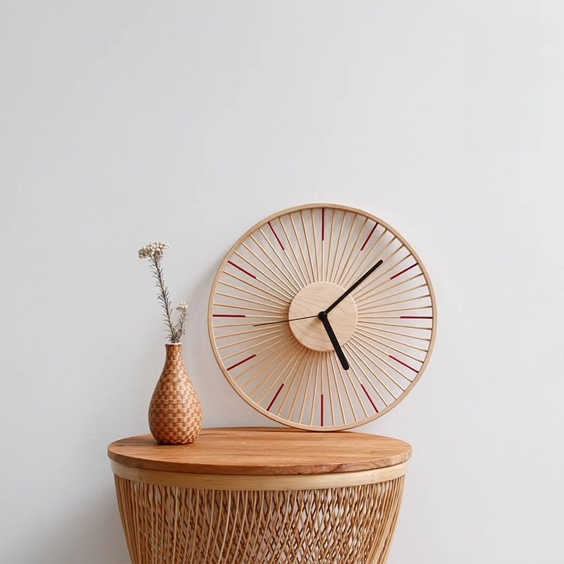 Japanese Living Lifestyle - Japanse eenvoudige wandklok Hoge kwaliteit esthetisch