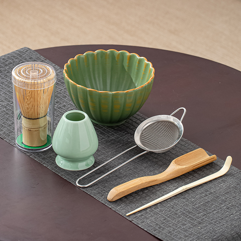 6-delige set Japanse Matcha ga - Bamboo Whisk Chasen recensie en prijs