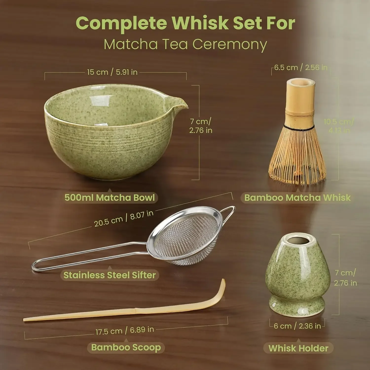 Matcha Klopperset, Keramische  - Bamboo Whisk Chasen recensie en prijs